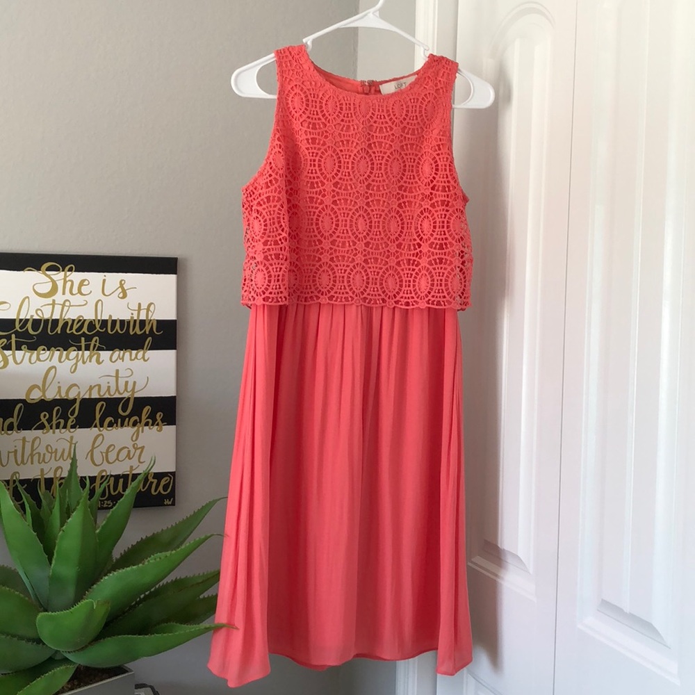 LOFT Coral Dress